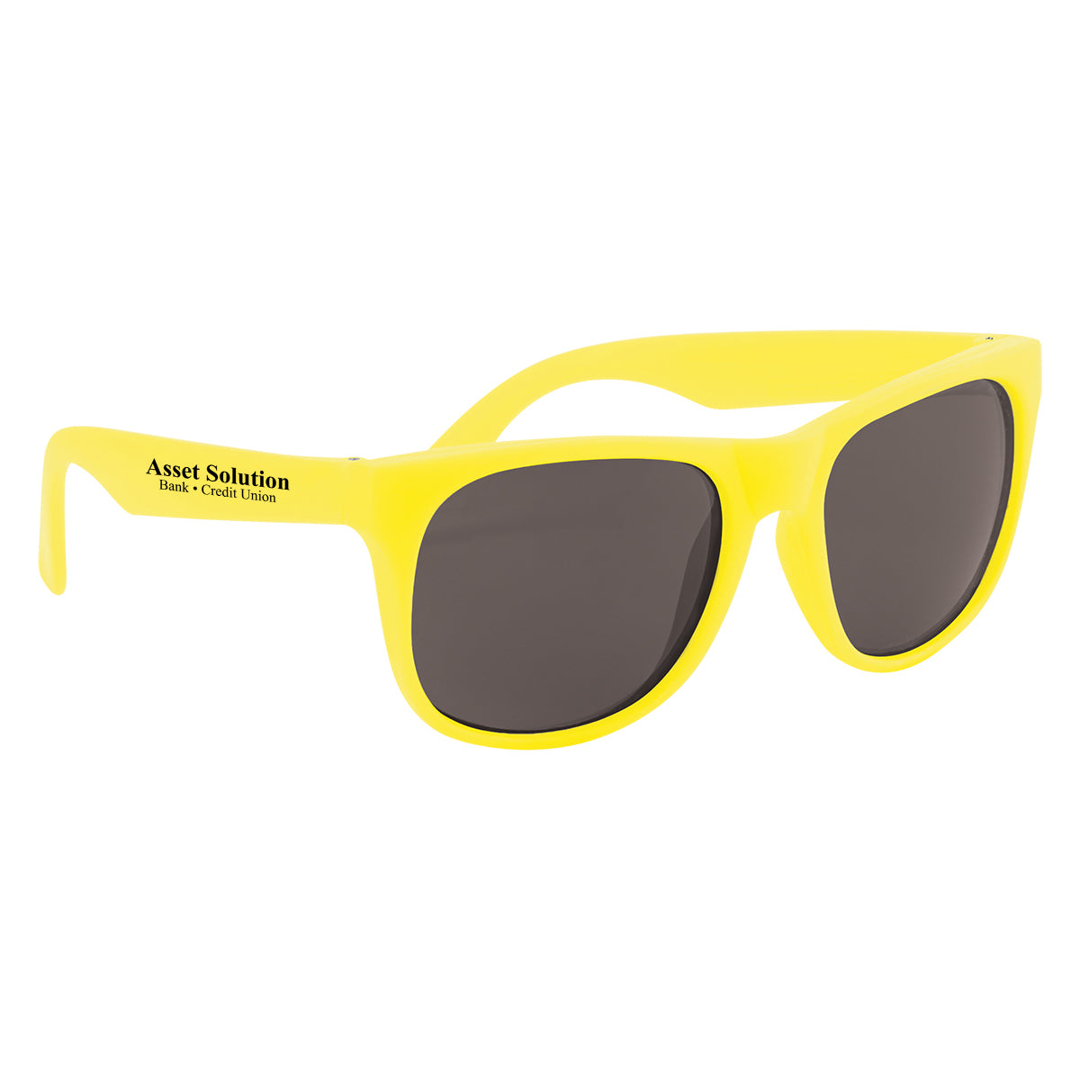 150 Pair of Adult Rubberized Sunglasses with your names & dates