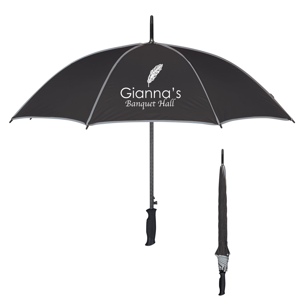 50 Printed 46 Inch Reflective Umbrella