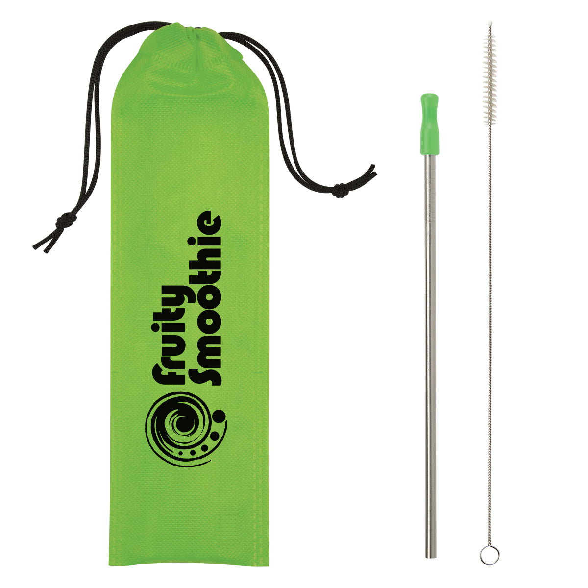 250 #5210 STAINLESS STEEL STRAW KIT WITH YOUR MESSAGE