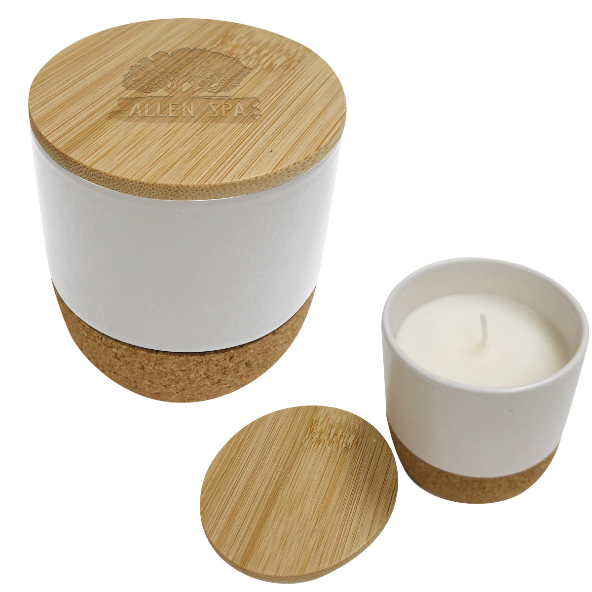 36 Santal Candles decorated with your message