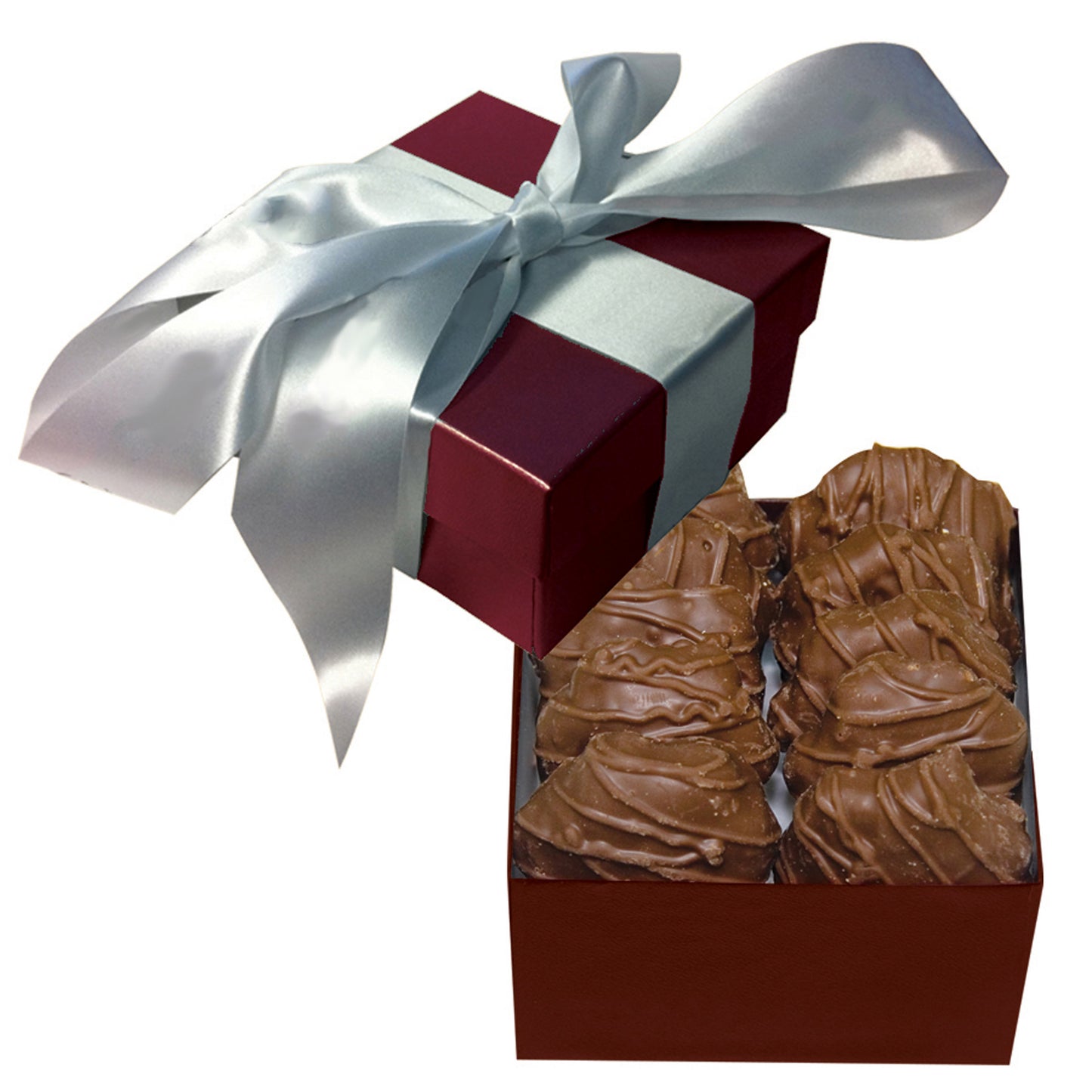 50 CHOCOLATE AND CARAMEL TURTLES OR PLAIN CASHEWS WITH YOUR LOGO