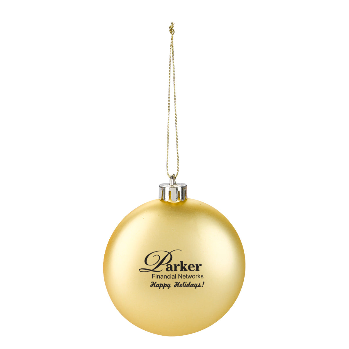 250 Holiday Ornaments decorated with your one color imprint