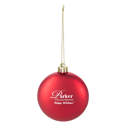 250 Holiday Ornaments decorated with your one color imprint