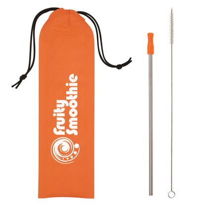 250 #5210 STAINLESS STEEL STRAW KIT WITH YOUR MESSAGE