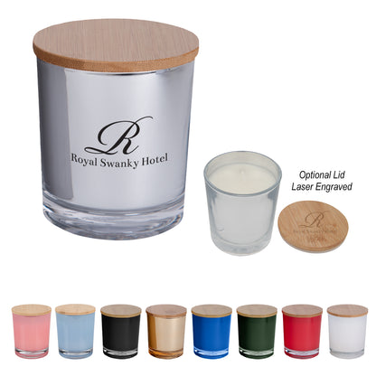 36 Soy Candles Decorated with your Logo and Lid
